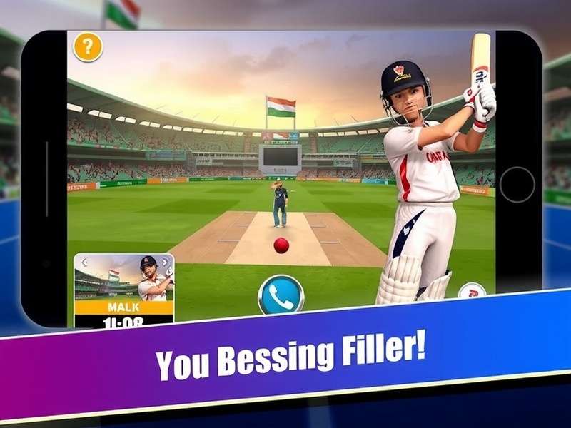 Bharat Cricket Main Game Interface Bharat Cricket Game Screenshot